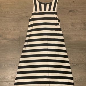 Loft Black & White Dress